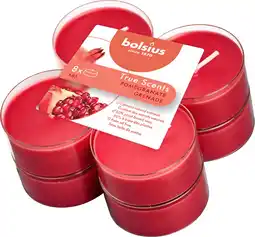 Intratuin Bolsius geurkaars true scents pomegranate rood 8 uur 8 stuks aanbieding