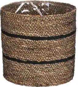 Intratuin Everydays plantenmand celestial naturel / zwart d 20 h 20 cm aanbieding