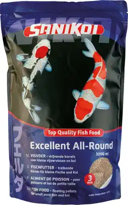 Intratuin Velda visvoer sanikoi excellent all-round 3 mm 3 l aanbieding