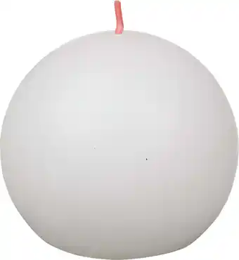 Intratuin Bolsius bolkaars rustiek shine wit 25 uur d 7,6 h 7,1 cm aanbieding