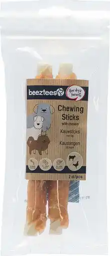 Intratuin Beeztees kauwstick kip 15 cm 2 stuks aanbieding
