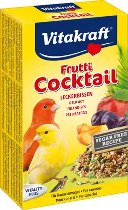 Intratuin Vitakraft vogelsnack frutti cocktail kanarie 200 g aanbieding