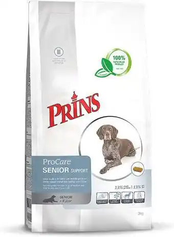 Intratuin Prins hondenvoer procare senior support 3 kg aanbieding