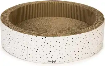 Intratuin Beeztees krabkarton leezi wit d 42 h 10 cm aanbieding