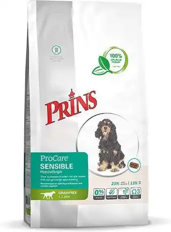 Intratuin Prins hondenvoer procare sensible hypoallergic 3 kg aanbieding