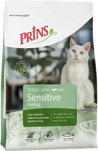 Intratuin Prins vitalcare sensitive hypoallergic 1,5 kg aanbieding