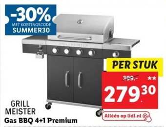 Lidl GRILL MEISTER Gas BBQ 4+1 Premium aanbieding