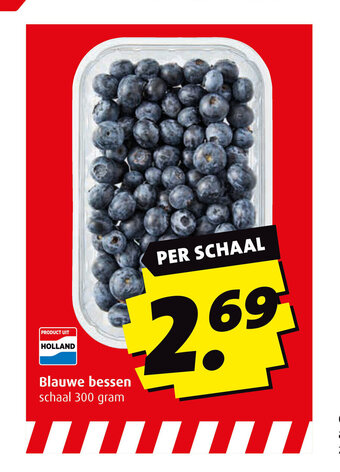 Boni Blauwe bessen schaal 300 gram aanbieding