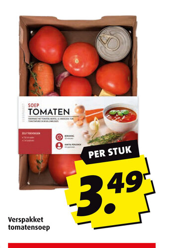 Boni Verspakket tomatensoep aanbieding