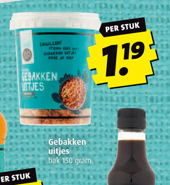 Boni Gebakken uitjes bak 150 gram aanbieding