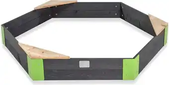Bol.com Exit aksent houten zandbak zeshoek 160x140cm aanbieding