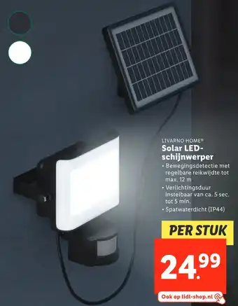 Lidl Livarno Home® Solar Led- Schijnwerper aanbieding