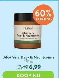 Holland & Barrett Aloë vera dag- & nachtcrème aanbieding