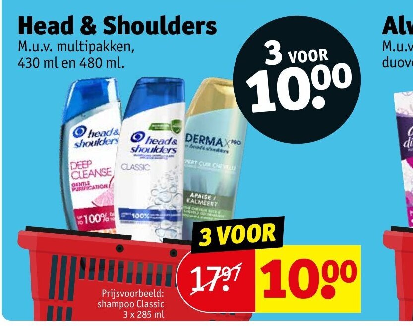 Head & Shoulders aanbieding bij Kruidvat
