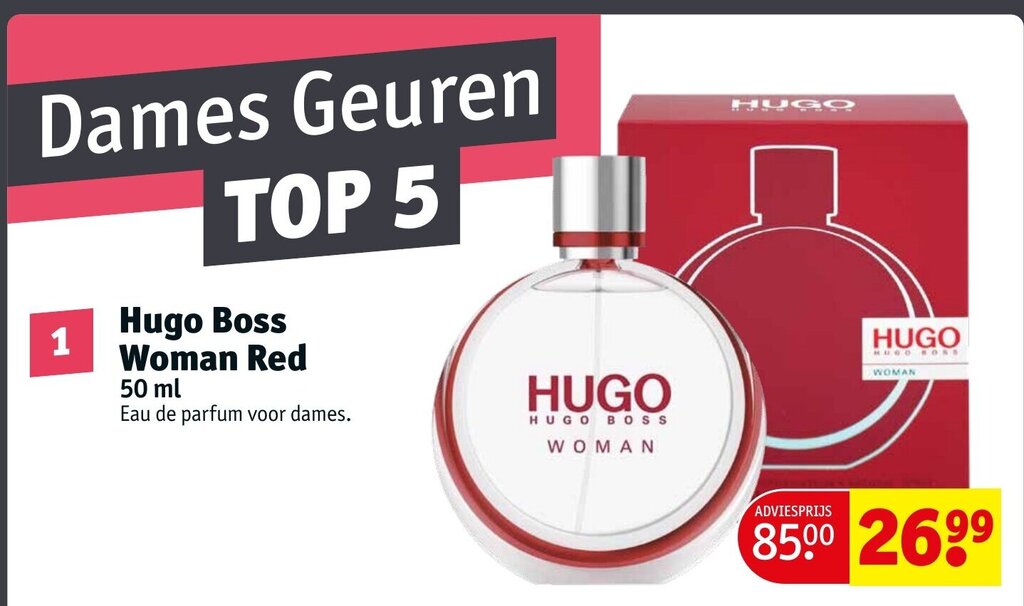 Hugo boss deep clearance red 90 ml kruidvat