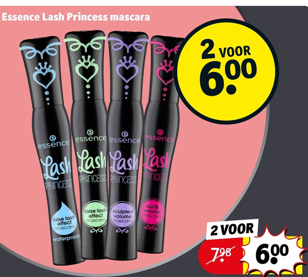 Essence Lash Princess mascara aanbieding bij Kruidvat