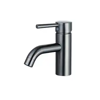 Sanitairwinkel.nl Fortifura calvi wastafelkraan - 14.6cm - opbouw - gunmetal pvd aanbieding