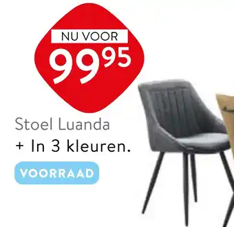 Profijt Meubel Stoel Luanda aanbieding