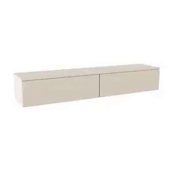 Sanitairwinkel.nl Mondiaz alan module wastafelonderkast - 180x45x30cm - 2 lades - push to open - mdf - linen mat aanbieding