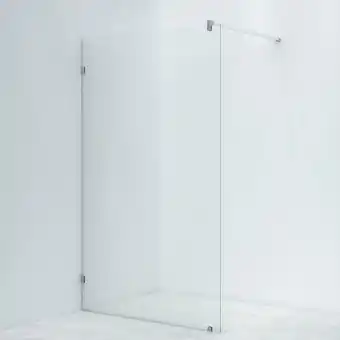 Sanitairwinkel.nl Saniclass bellini inloopdouche met scharnierbevestiging 120x200cm 8mm veiligheidsglas anti kalk chroom tweedekans aanbieding