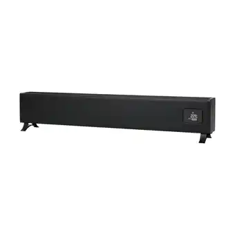 Sanitairwinkel.nl Eurom alutherm baseboard 1000 wifi convectorkachel laag 1000watt zwart aanbieding