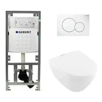 Sanitairwinkel.nl Villeroy & boch subway 2.0 toiletset diepspoel inclusief vifresh plus quickrelease en softclose zitting afdekplaat wit aanbieding