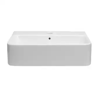 Sanitairwinkel.nl Crosswater basin opbouw wastafel 45x10x35cm rechthoek wit aanbieding