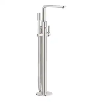 Sanitairwinkel.nl Grohe lineare new afbouwdeel voor vrijstaande badkraan vloermontage met omstel m. sena handdouche en doucheslang 125cm supers aanbieding