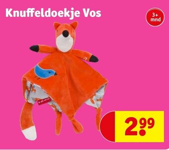 Kruidvat Knuffeldoekje Vos aanbieding