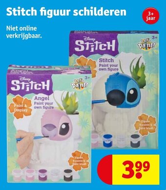 Kruidvat Stitch figuur schilderen aanbieding