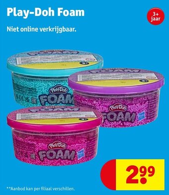 Kruidvat Play-Doh Foam aanbieding