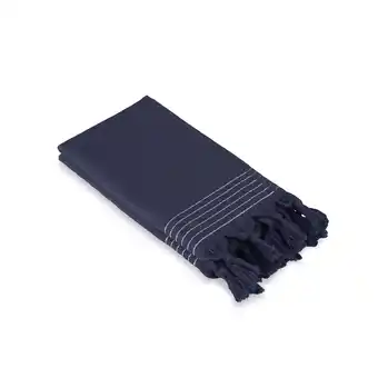 Sanitairwinkel.nl Walra soft cotton hamam gastendoek set van 2 30x50cm 360 g/m2 navy aanbieding