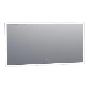 Sanitairwinkel.nl Edge spiegel 140x70cm inclusief dimbare led verlichting met touchscreen schakelaar- licht beschadigd - outlet aanbieding