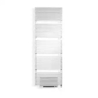 Sanitairwinkel.nl Vasco carré cb-el-bl design radiator elektrisch met blower 1377x600mm, 1000w zwart structuur (ral9005) aanbieding