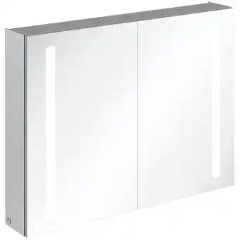 Sanitairwinkel.nl Villeroy & boch my view 14+ spiegelkast met 2 deuren met led verlichting verticaal 80x75x17.3cm incl. afsluitbare medicijnbox aanbieding