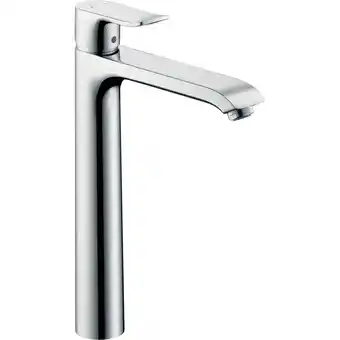 Sanitairwinkel.nl Hansgrohe metris wastafelkraan highriser 260 met waste chroom - outlet uden aanbieding