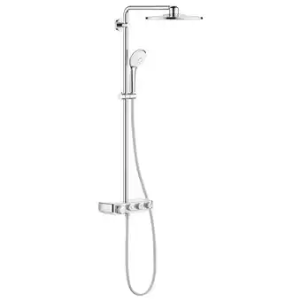 Sanitairwinkel.nl Grohe euphoria smartcontrol regendoucheset opbouw- hoofddouche 31cm - handdouche rond - chroom showroommodel aanbieding