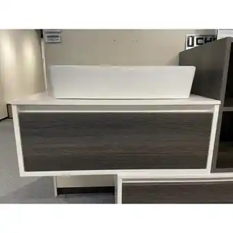 Sanitairwinkel.nl Ichoice onderkast edison 80 mat wit 80x30x45.5cm mdf zonder waskom(meervoudig gelakt) outlet aanbieding