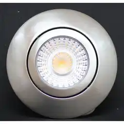 Sanitairwinkel.nl Njoy downlight inbouwspots round ip44 set 4 stuks 6w dimbaar aluminium geborsteld aanbieding
