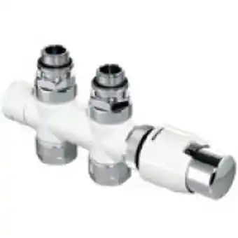 Sanitairwinkel.nl Honeywell thera designset recht met 2 kopp.m24x16 coax wit tweedekans aanbieding