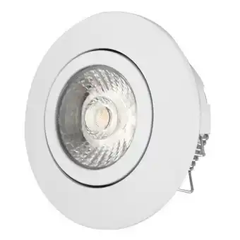 Sanitairwinkel.nl Njoy downlight inbouwspots round ip44 set 3 stuks 6w dimbaar wit mat aanbieding