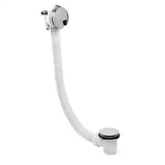 Sanitairwinkel.nl Crosswater badvulcombinatie met click afvoerplug chroom aanbieding