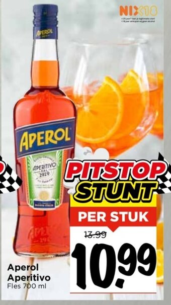 Vomar Voordeelmarkt Aperol Aperitivo Fles 700 ml aanbieding