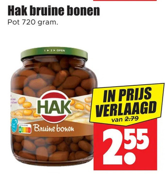 Dirk Hak bruine bonen aanbieding