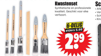 Dirk Kwastenset aanbieding
