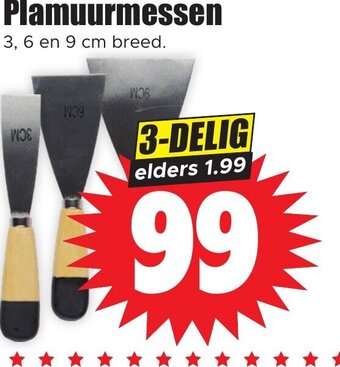 Dirk Plamuurmessen aanbieding