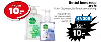 Trekpleister Dettol handzeep 250mL aanbieding