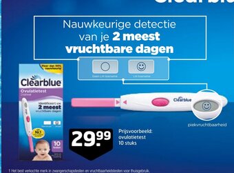 Trekpleister Clearblue aanbieding