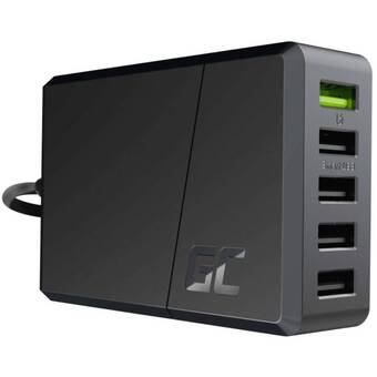 Conrad Green cell chargesource 5 chargc05 usb-laadstation 2400 ma 5 x usb thuis aanbieding