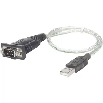 Conrad Manhattan usb 1.1 adapter [1x usb 1.1 stekker a - 1x d-sub stekker 9-polig] 205146 vergulde steekcontacten aanbieding